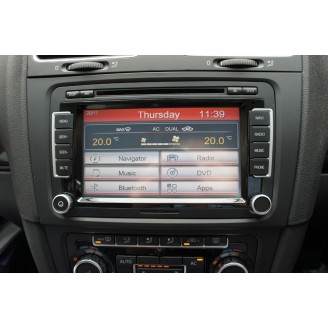 Volkswagon All-in-one Navigation GPS/ built-in DVD Player/ Bluetooth/ IPod Connection multi-media Head Unit